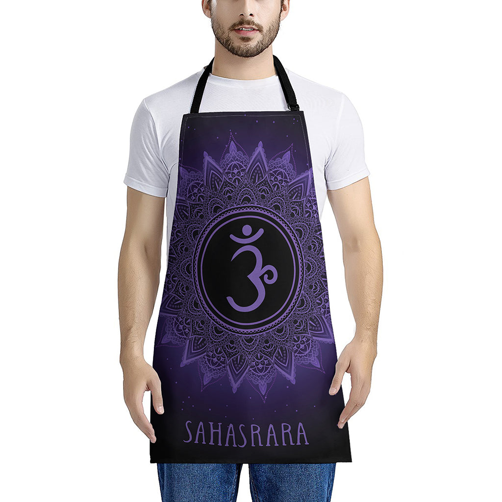 Sahasrara Chakra Symbol Print Apron