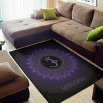 Sahasrara Chakra Symbol Print Area Rug