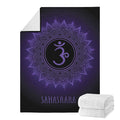 Sahasrara Chakra Symbol Print Blanket