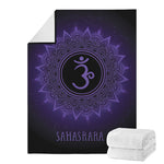 Sahasrara Chakra Symbol Print Blanket