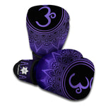 Sahasrara Chakra Symbol Print Boxing Gloves