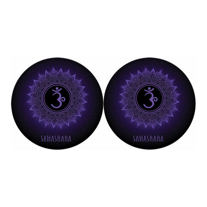 Sahasrara Chakra Symbol Print Car Coasters