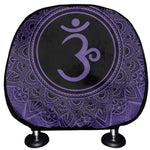 Sahasrara Chakra Symbol Print Car Headrest Covers