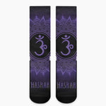Sahasrara Chakra Symbol Print Crew Socks