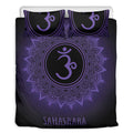 Sahasrara Chakra Symbol Print Duvet Cover Bedding Set