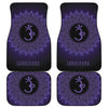 Sahasrara Chakra Symbol Print Front and Back Car Floor Mats