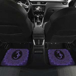 Sahasrara Chakra Symbol Print Front and Back Car Floor Mats