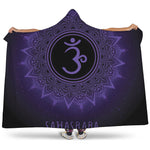 Sahasrara Chakra Symbol Print Hooded Blanket