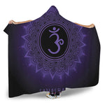 Sahasrara Chakra Symbol Print Hooded Blanket