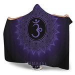 Sahasrara Chakra Symbol Print Hooded Blanket
