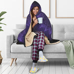 Sahasrara Chakra Symbol Print Hooded Blanket