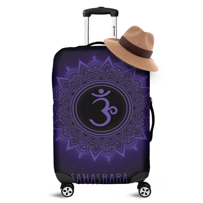 Sahasrara Chakra Symbol Print Luggage Cover