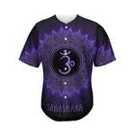 Sahasrara Chakra Symbol Print Men's Baseball Jersey