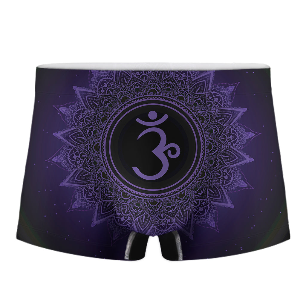 Sahasrara Chakra Symbol Print Men's Boxer Briefs