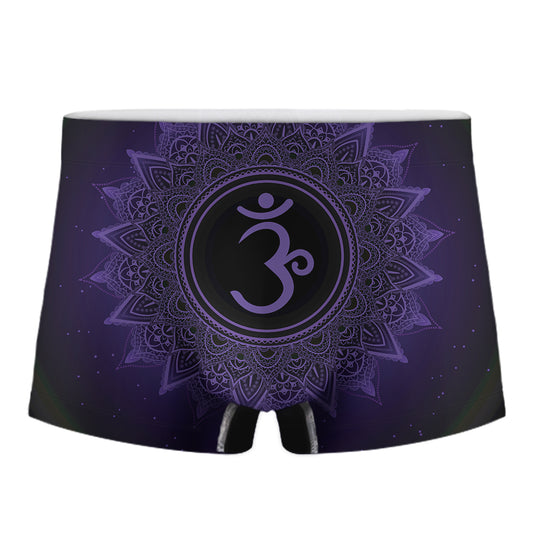 Sahasrara Chakra Symbol Print Men's Boxer Briefs