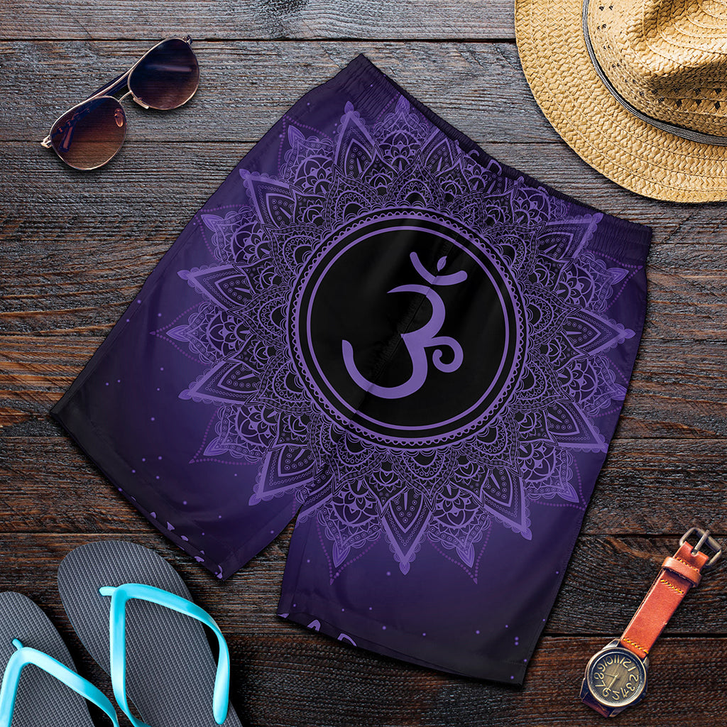 Sahasrara Chakra Symbol Print Men's Shorts