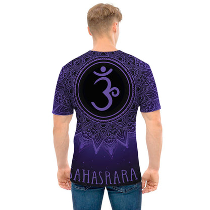 Sahasrara Chakra Symbol Print Men's T-Shirt