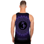 Sahasrara Chakra Symbol Print Men's Tank Top