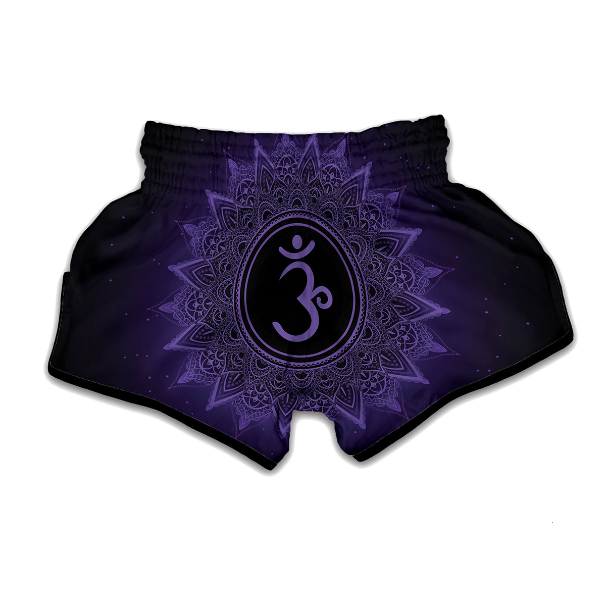 Sahasrara Chakra Symbol Print Muay Thai Boxing Shorts