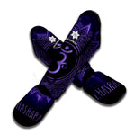 Sahasrara Chakra Symbol Print Muay Thai Shin Guard