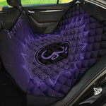 Sahasrara Chakra Symbol Print Pet Car Back Seat Cover