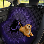 Sahasrara Chakra Symbol Print Pet Car Back Seat Cover