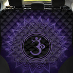Sahasrara Chakra Symbol Print Pet Car Back Seat Cover