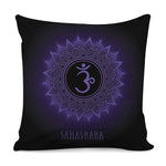 Sahasrara Chakra Symbol Print Pillow Cover
