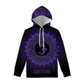 Sahasrara Chakra Symbol Print Pullover Hoodie