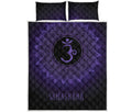 Sahasrara Chakra Symbol Print Quilt Bed Set