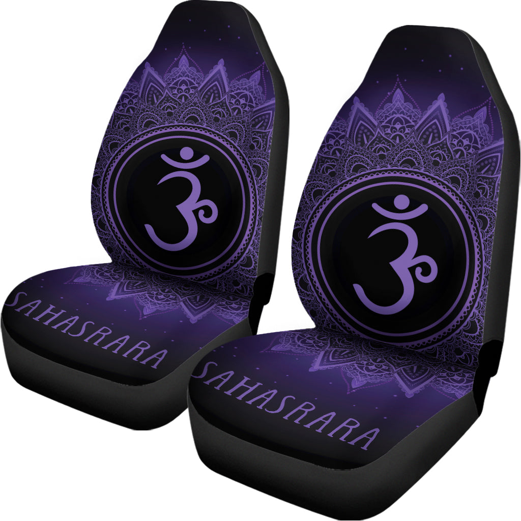 Sahasrara Chakra Symbol Print Universal Fit Car Seat Covers