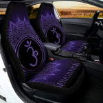 Sahasrara Chakra Symbol Print Universal Fit Car Seat Covers