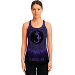 Sahasrara Chakra Symbol Print Women's Racerback Tank Top