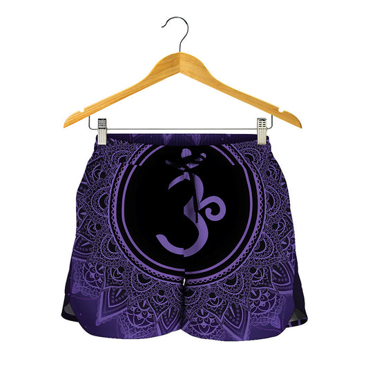 Sahasrara Chakra Symbol Print Women's Shorts