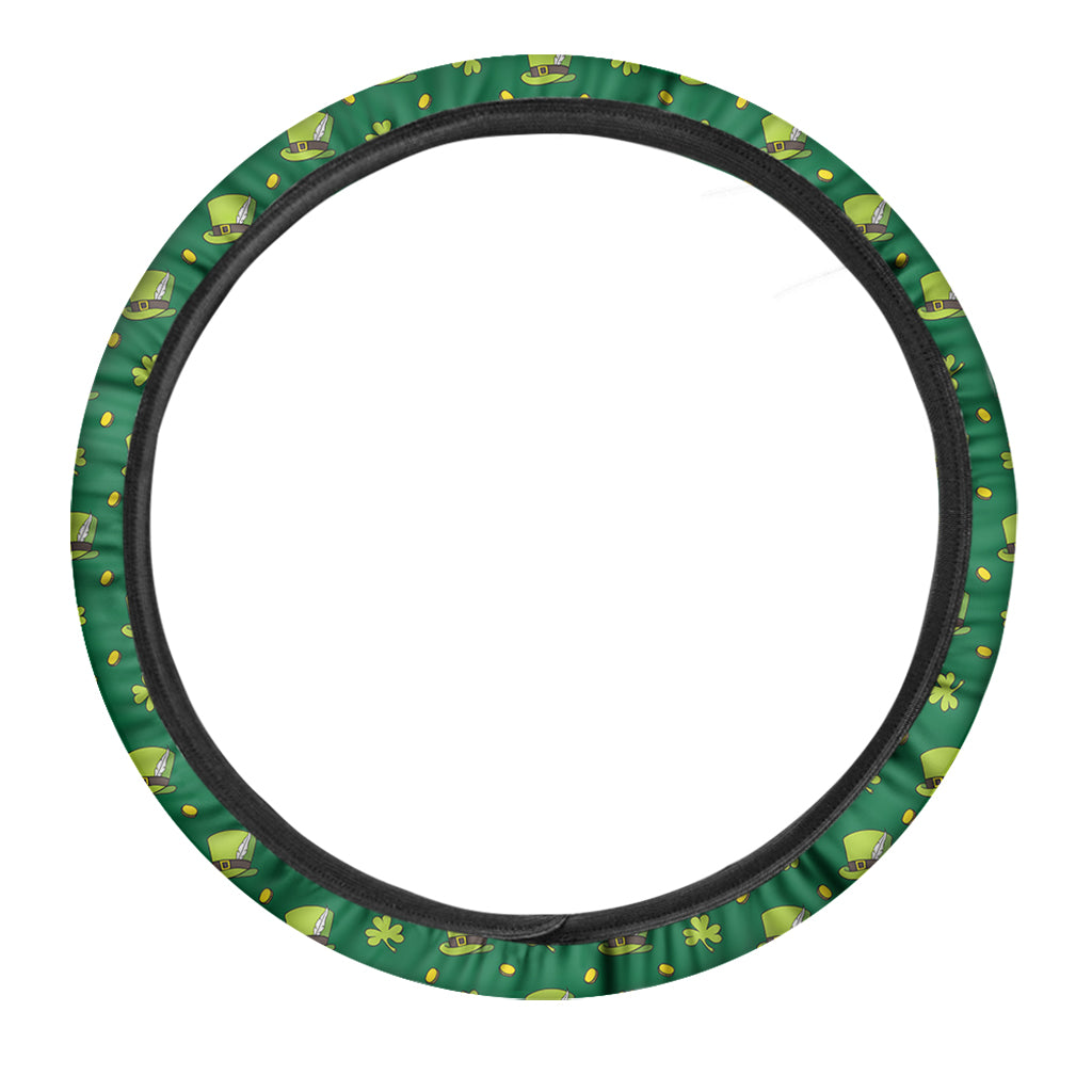 Saint Patrick's Day Celebration Print Car Steering Wheel Cover