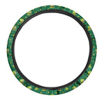 Saint Patrick's Day Celebration Print Car Steering Wheel Cover