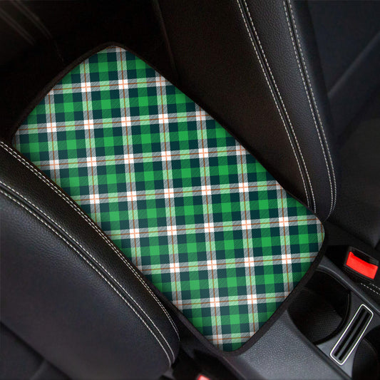 Saint Patrick's Day Irish Tartan Print Car Center Console Cover