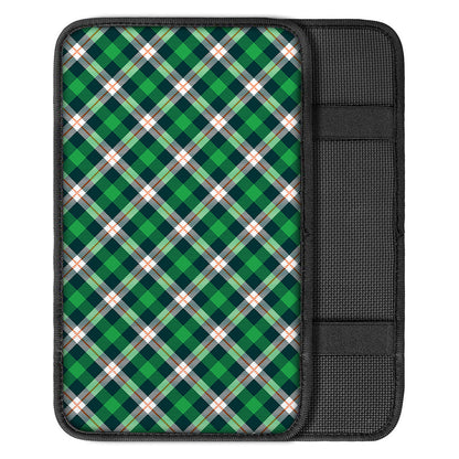 Saint Patrick's Day Irish Tartan Print Car Center Console Cover