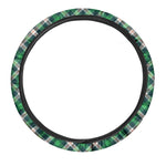 Saint Patrick's Day Irish Tartan Print Car Steering Wheel Cover