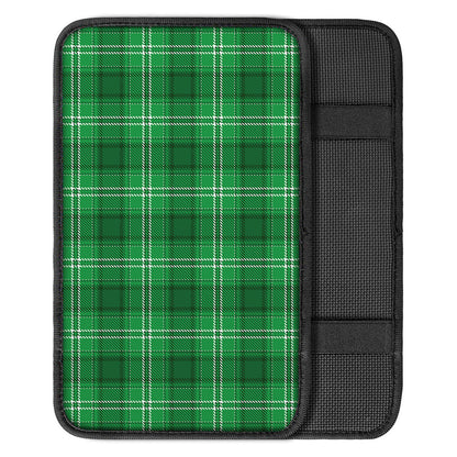 Saint Patrick's Day Tartan Print Car Center Console Cover