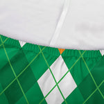 Saint Patrick's Day Argyle Pattern Print Sofa Cover