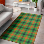 Saint Patrick's Day Buffalo Plaid Print Area Rug
