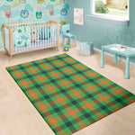 Saint Patrick's Day Buffalo Plaid Print Area Rug