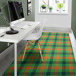 Saint Patrick's Day Buffalo Plaid Print Area Rug