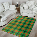 Saint Patrick's Day Buffalo Plaid Print Area Rug