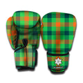 Saint Patrick's Day Buffalo Plaid Print Boxing Gloves