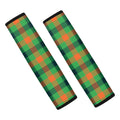 Saint Patrick's Day Buffalo Plaid Print Car Seat Belt Covers