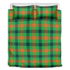 Saint Patrick's Day Buffalo Plaid Print Duvet Cover Bedding Set