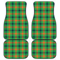 Saint Patrick's Day Buffalo Plaid Print Front and Back Car Floor Mats