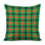 Saint Patrick's Day Buffalo Plaid Print Pillow Cover